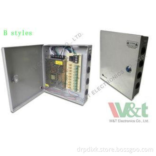 12V 90W CCTV Power Supply For GSM Alarm System , 9 Channel